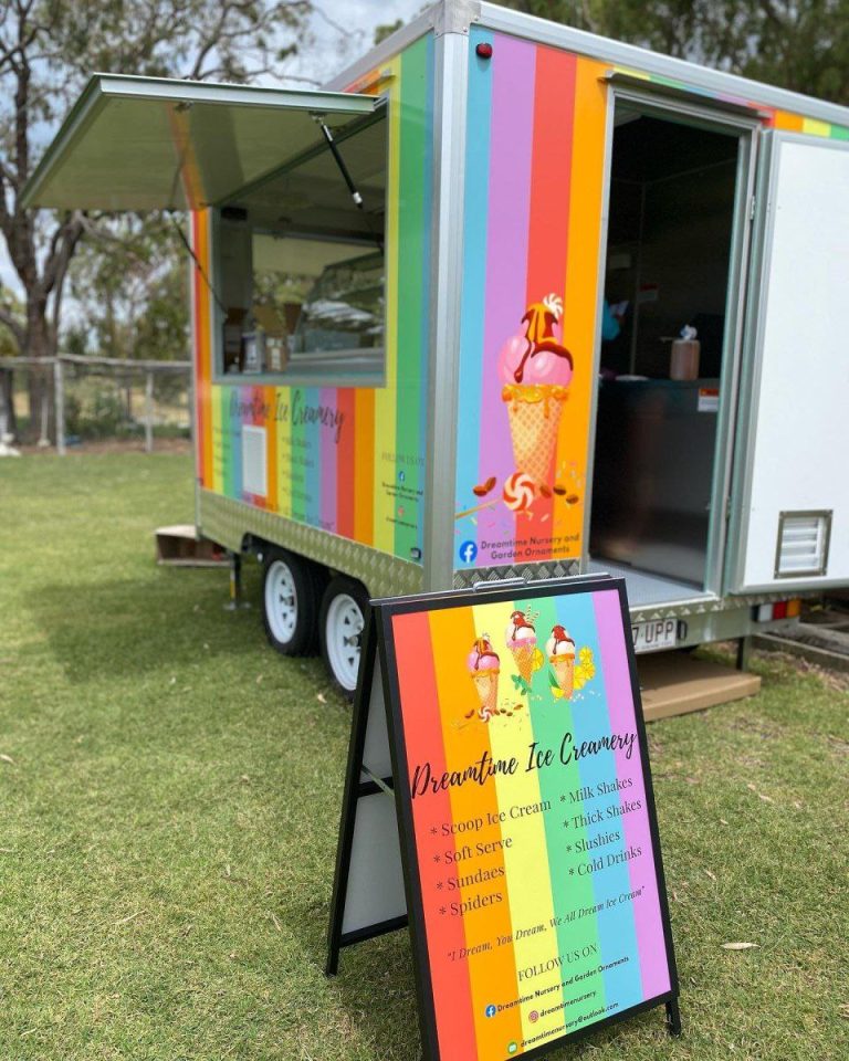 Dreamtime icecreamery ice cream truck for hire