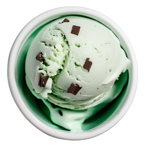 peppermint chip ice cream flavour
