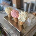 mouth-watering scoop ice cream from dreamtime icecreamery's ice cream van