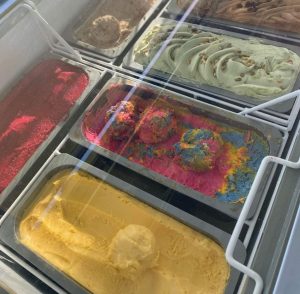 large variety of specialty ice cream flavors avaliable at Dreamtime Icecreamery in the darling downs